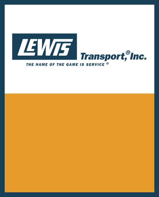 Lewis Transport Inc. is a family-owned trucking company that hauls loads across Kentucky, Indiana, Ohio, and Tennessee.