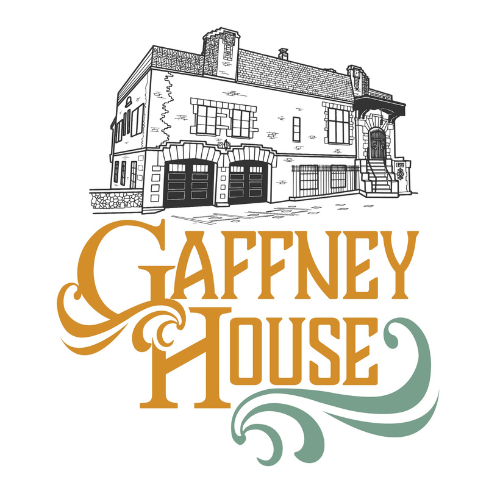 Hand-drawn logo for the Gaffney House in Louisville KY